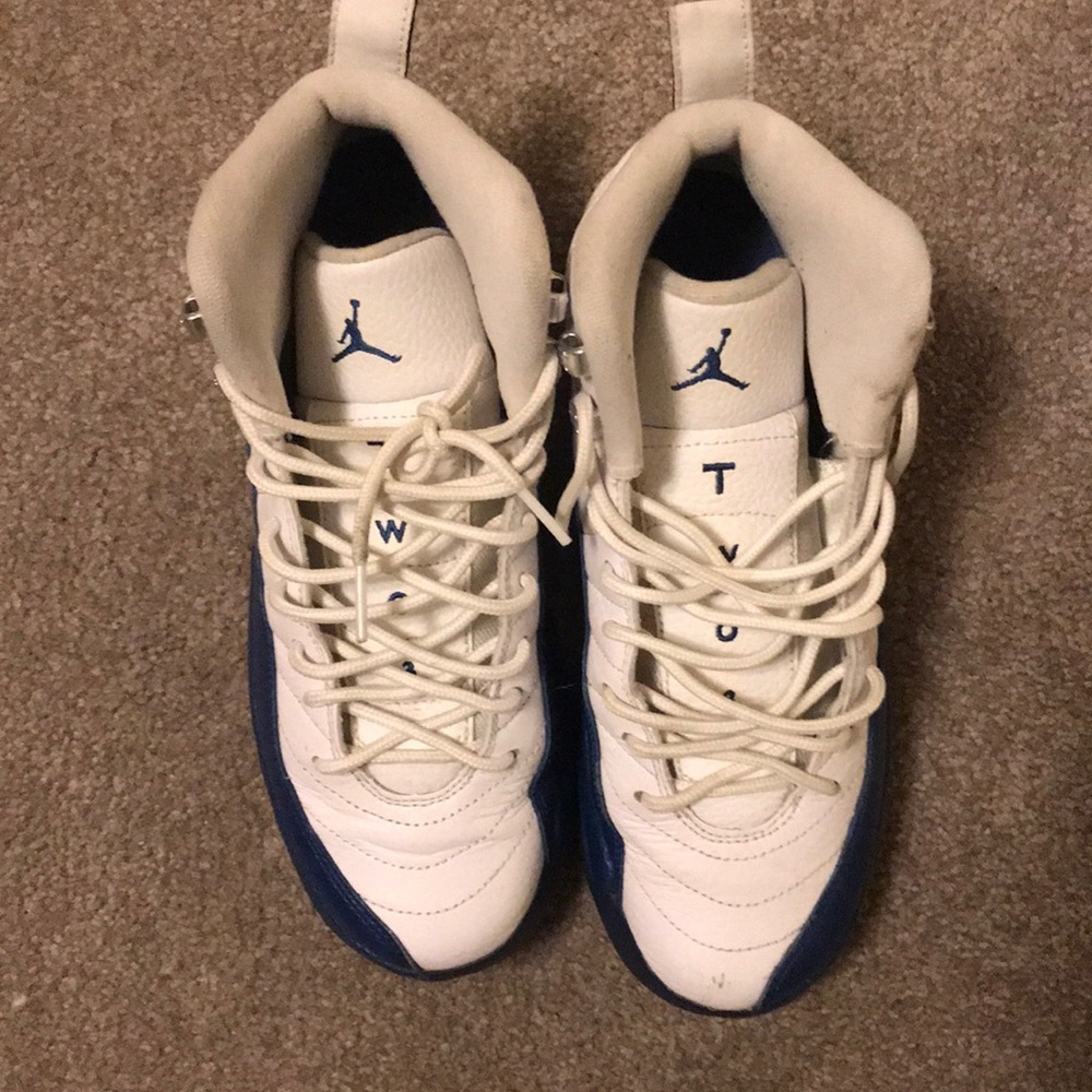 French Blue Jordan 12s